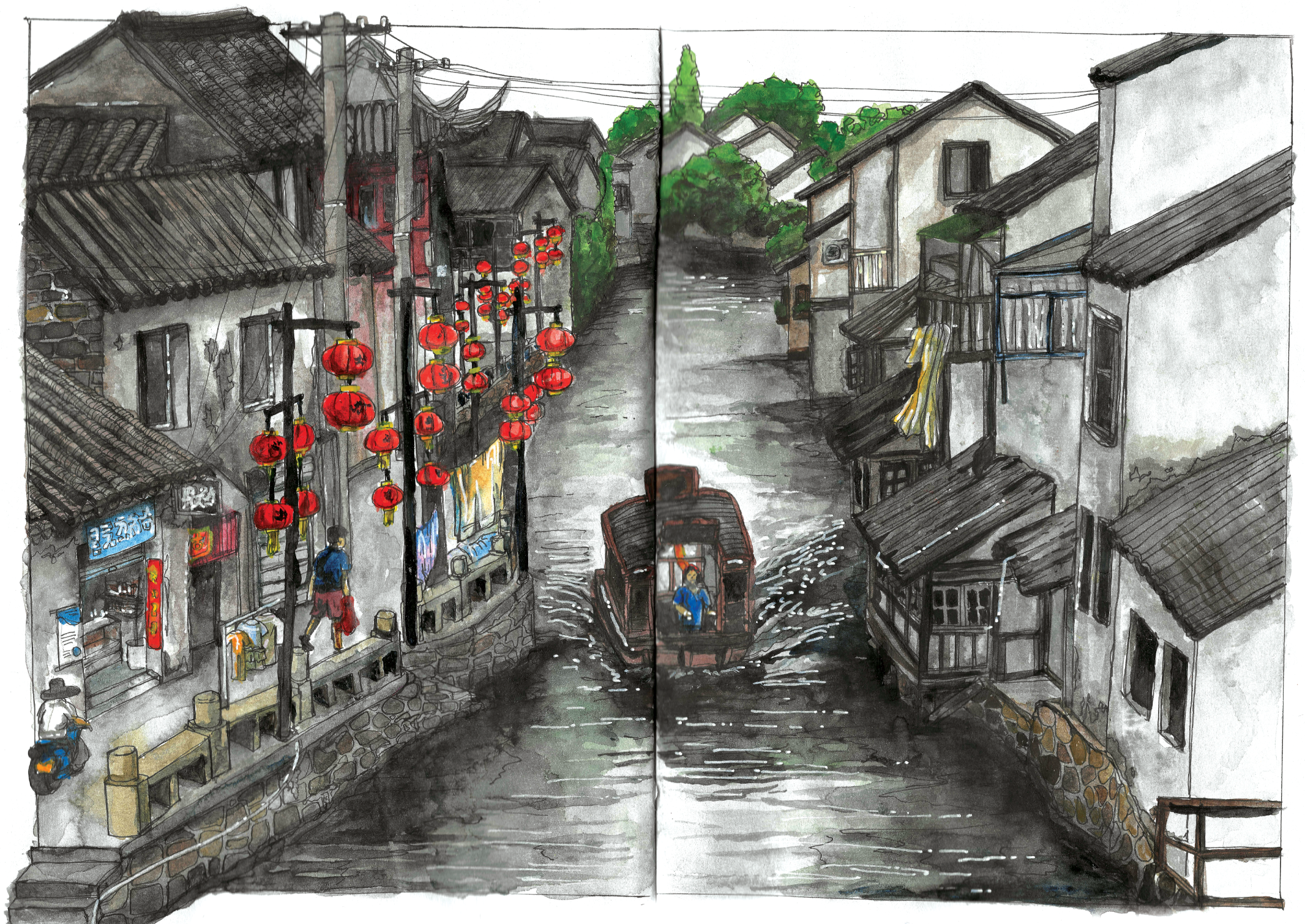 Watercolour illustration