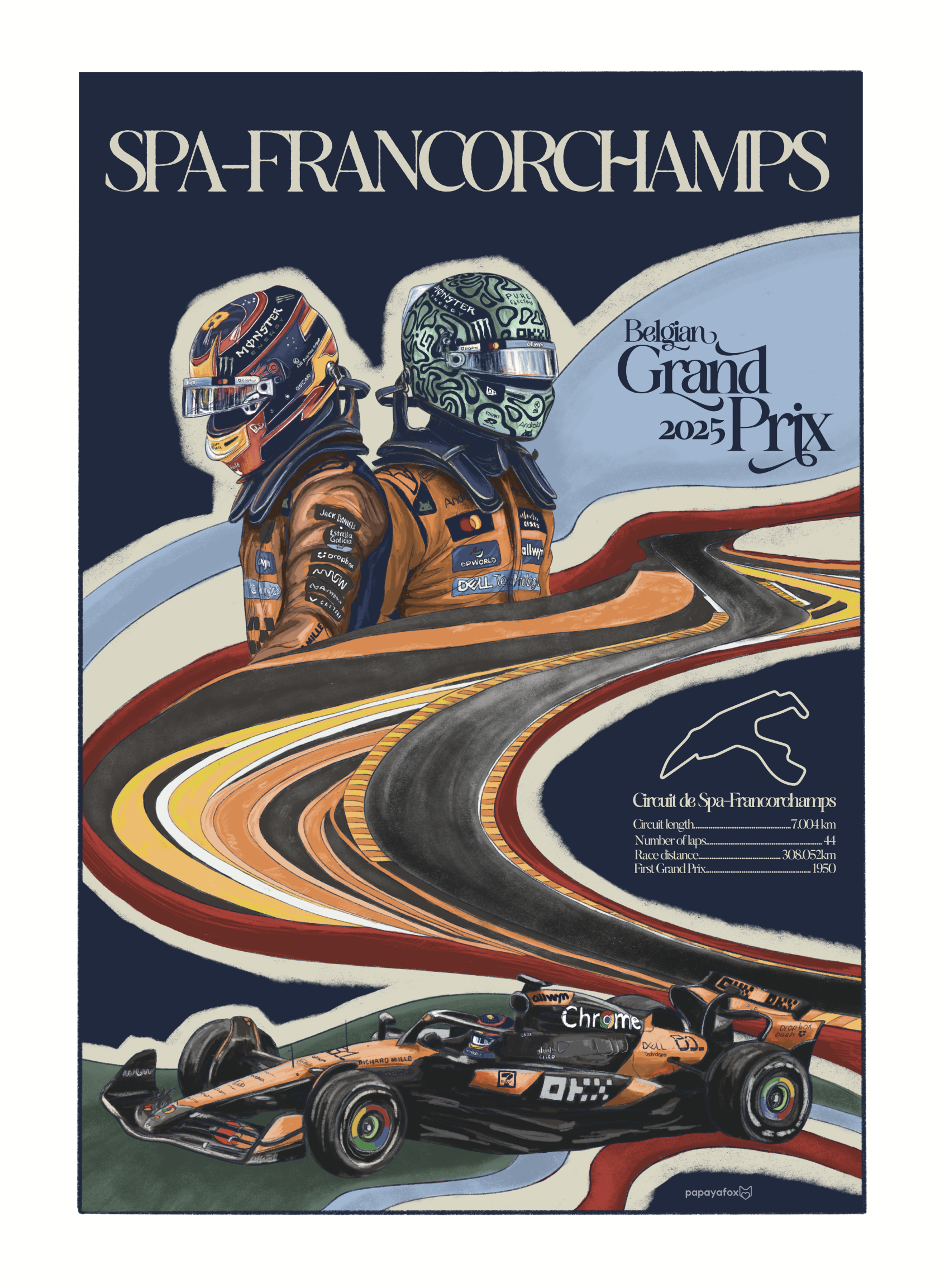 McLaren F1 poster.