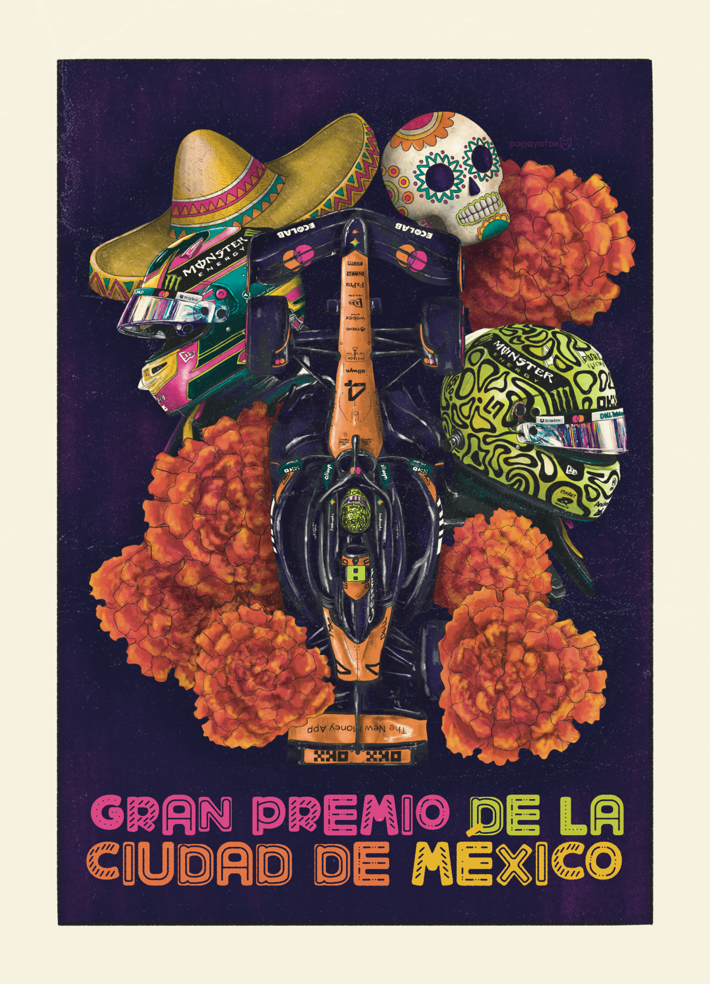 McLaren F1 poster.