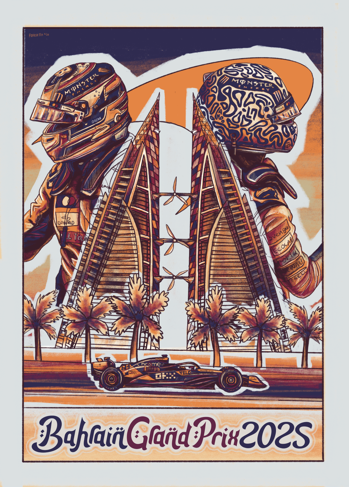 McLaren F1 poster.