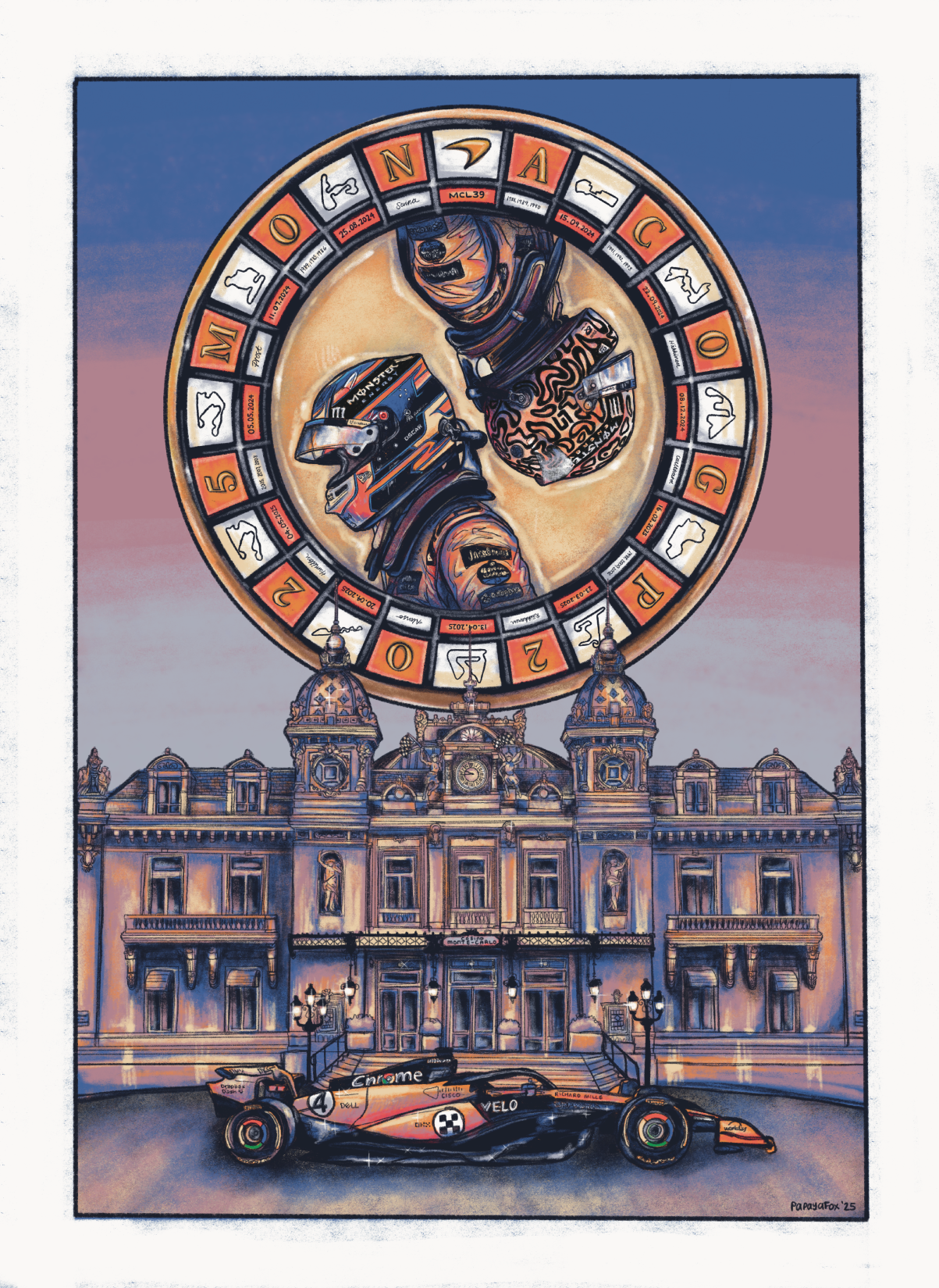 McLaren F1 poster.