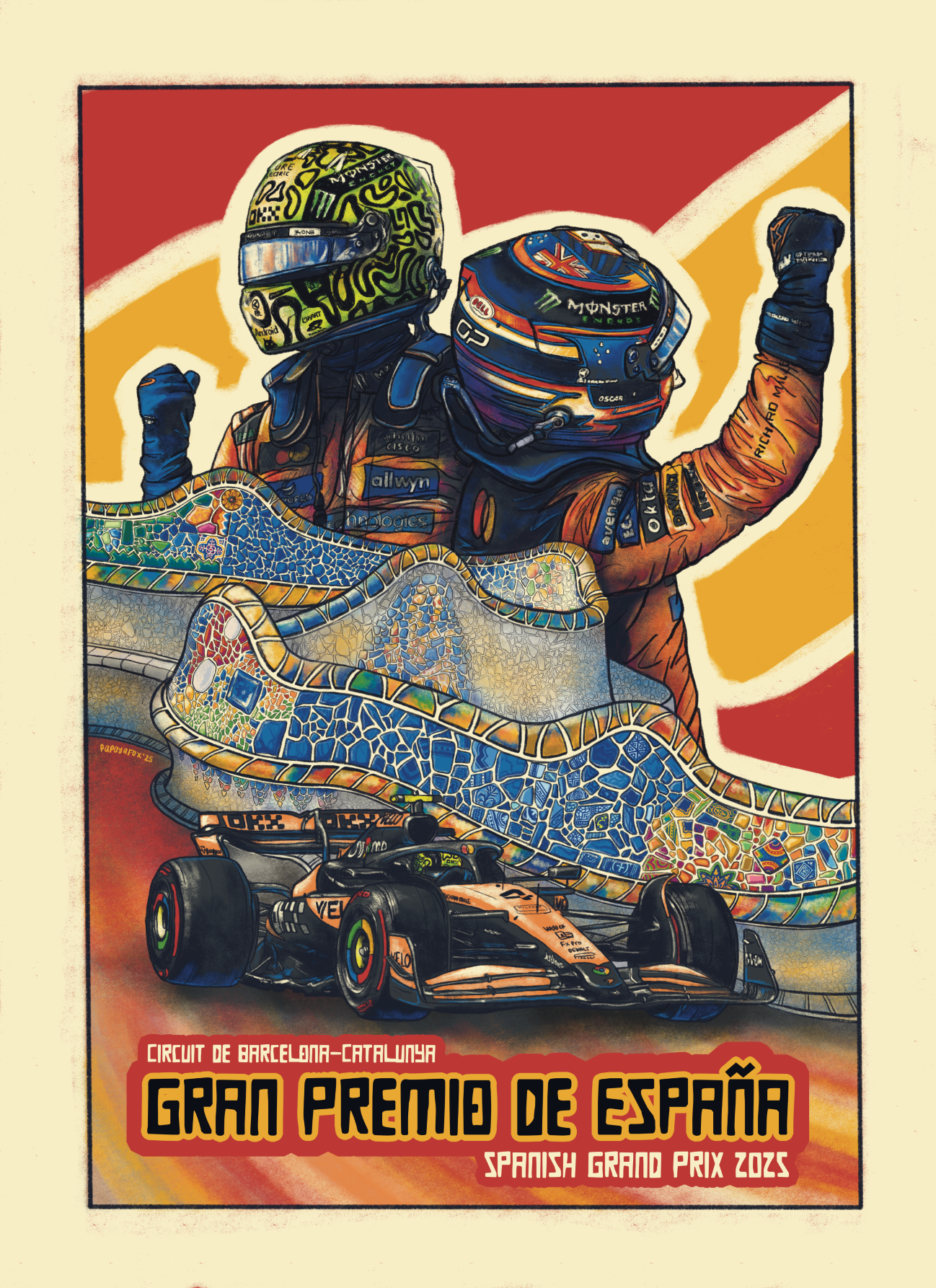 McLaren F1 poster.