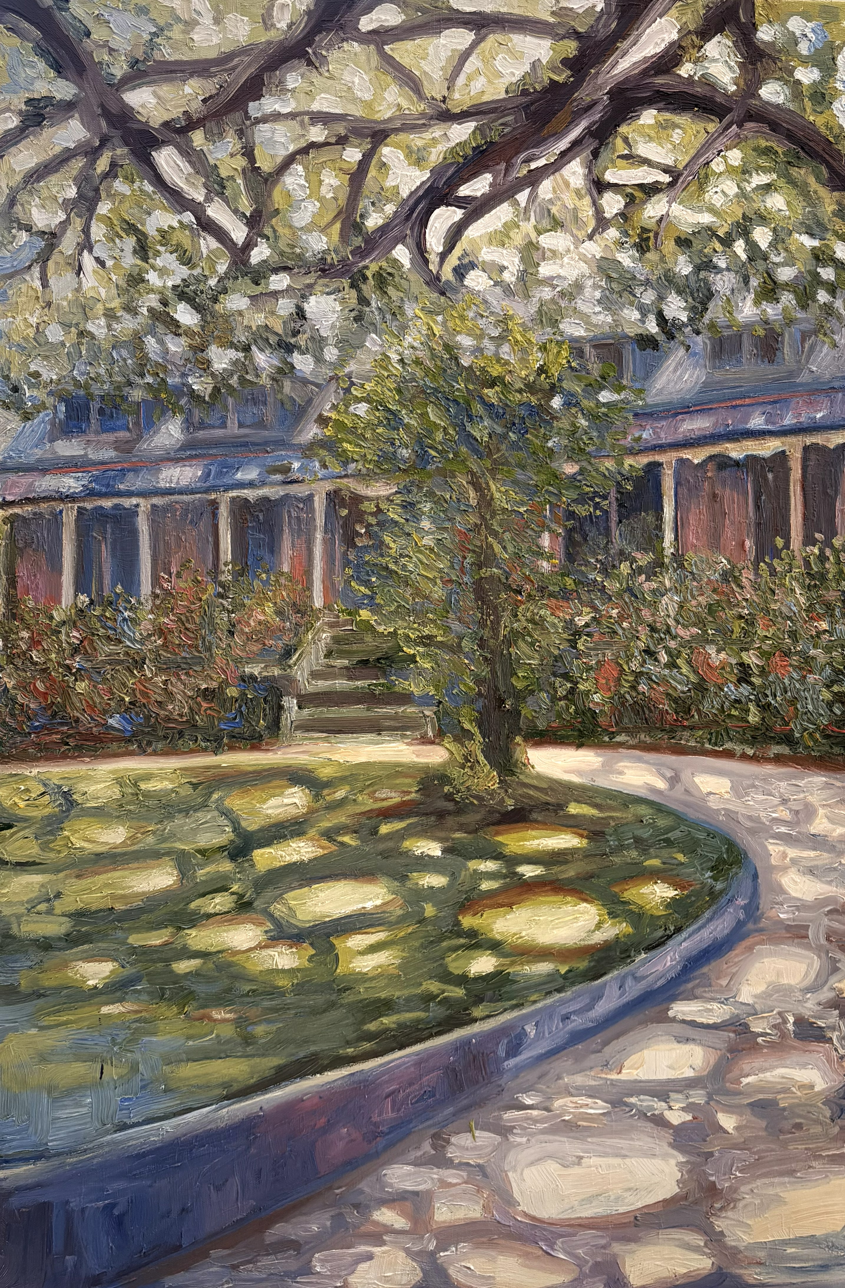 Oil painting of the historic Fitzroy Inn in Mittagong, New South Wales.
